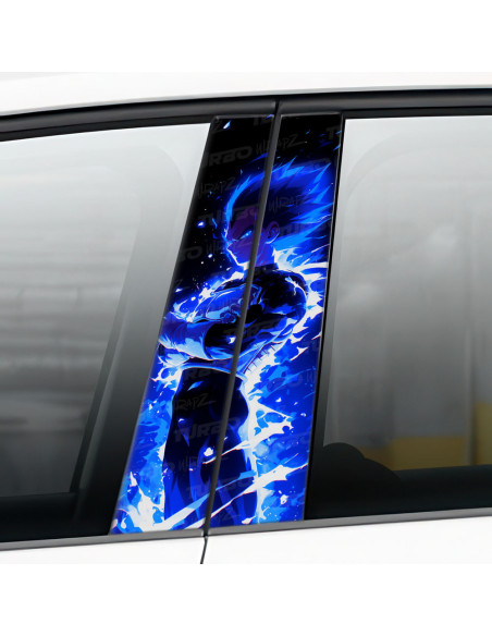 Sticker for car pillar Vegeta UI | TurboWrapz.com