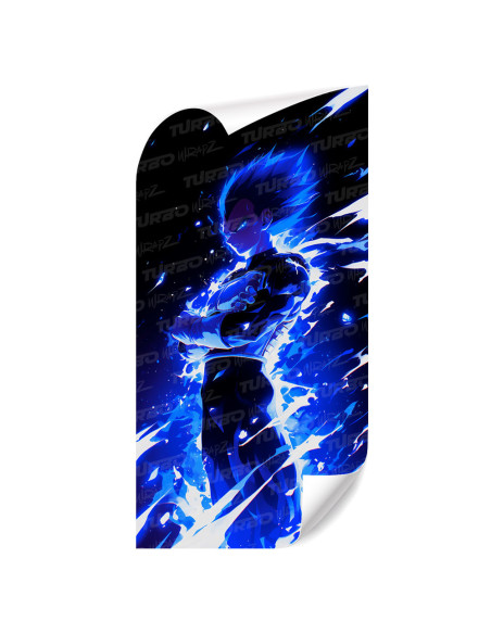 Sticker for car pillar Vegeta UI | TurboWrapz.com