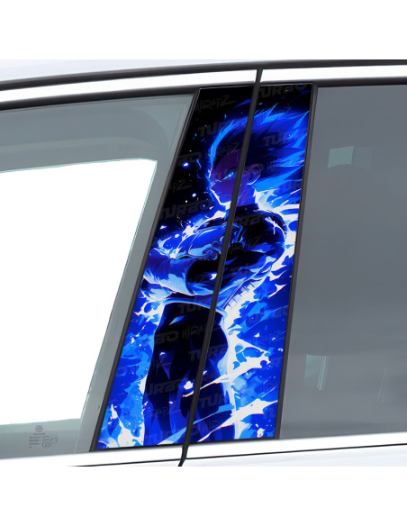 Sticker for car pillar Vegeta UI | TurboWrapz.com