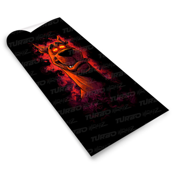 Sticker for car pillar Zjarany Scooby Doo | TurboWrapz.com