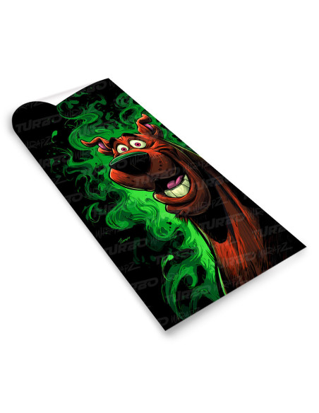 Naklejka na słupek samochodowy Zjarany Scooby Doo | TurboWrapz.com