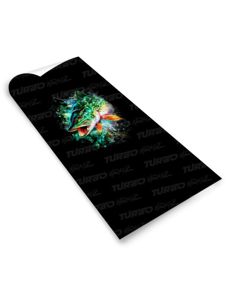 Sticker for car pillar Szczupak 3 | TurboWrapz.com