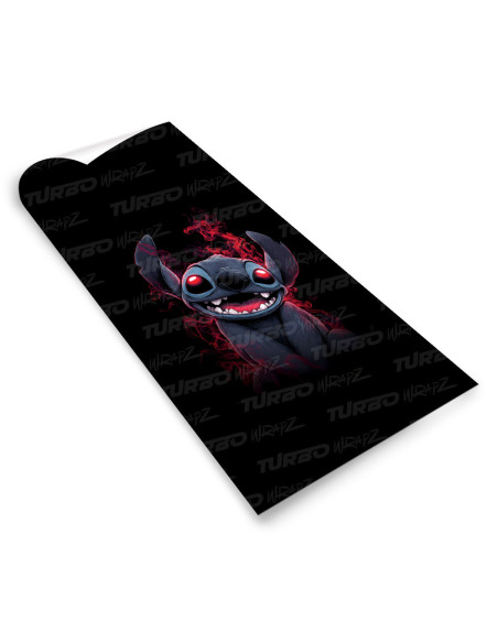 Sticker for car pillar Stitch Czerwony Dym | TurboWrapz.com