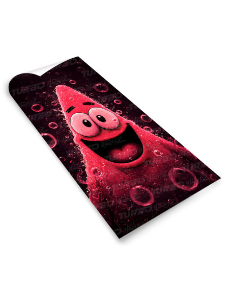 Sticker for car pillar Słodki Patrick Star | TurboWrapz.com