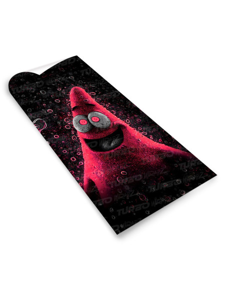 Naklejka na słupek samochodowy Zjarany Patrick Star | TurboWrapz.com