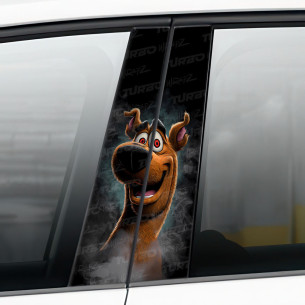 Sticker for car pillar Zjarany Scooby Doo | TurboWrapz.com 2