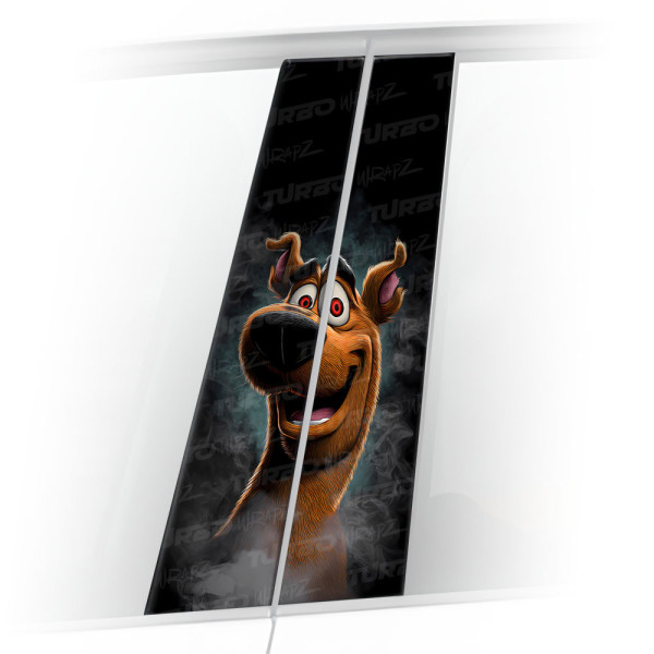 Sticker for car pillar Zjarany Scooby Doo | TurboWrapz.com