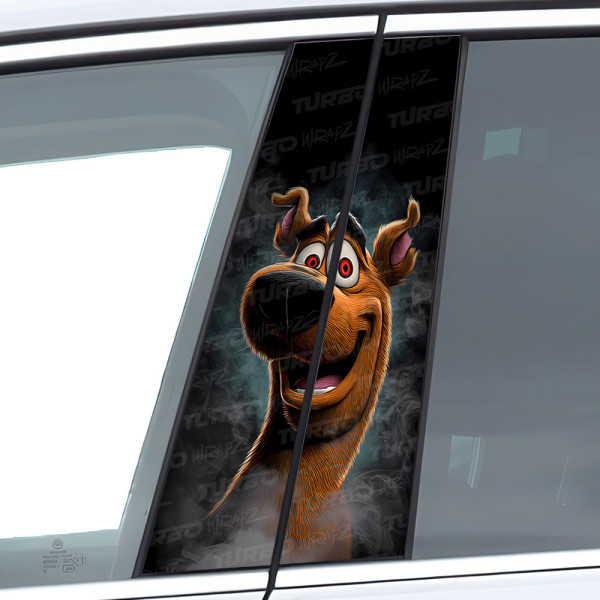 Sticker for car pillar Zjarany Scooby Doo | TurboWrapz.com