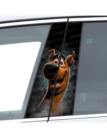 Sticker for car pillar Zjarany Scooby Doo | TurboWrapz.com