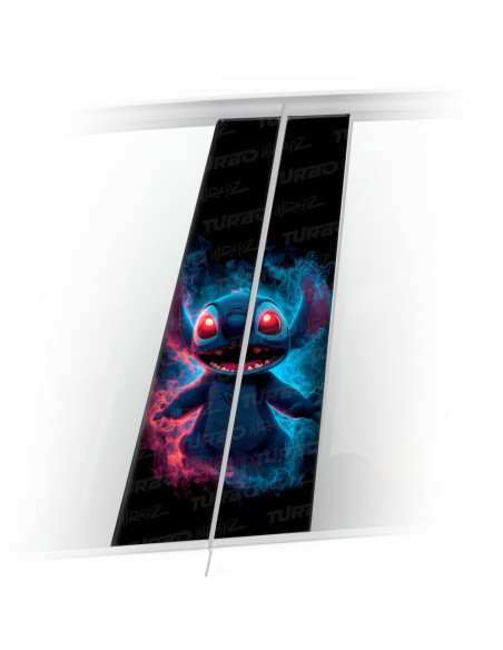 Naklejka na słupek samochodowy Stitch Na Fazie | TurboWrapz.com