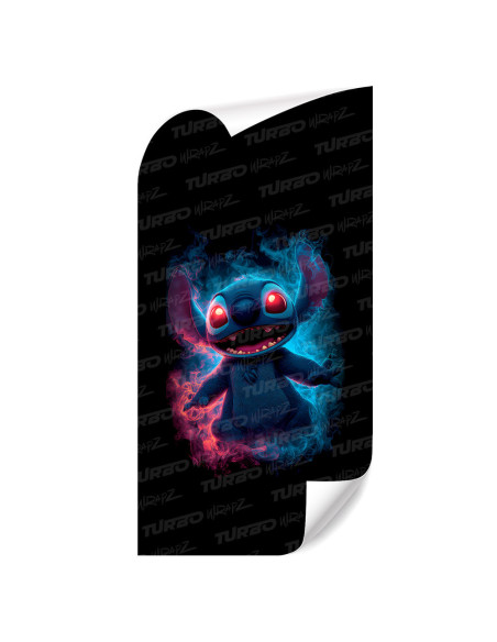 Sticker for car pillar Stitch Na Fazie | TurboWrapz.com