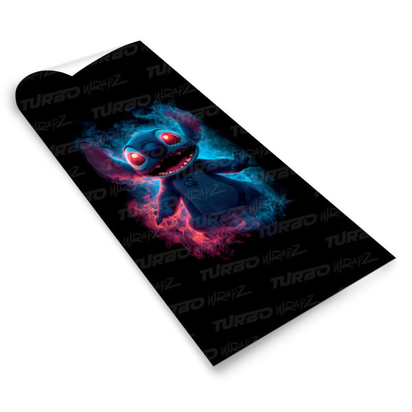 Naklejka na słupek samochodowy Stitch Na Fazie | TurboWrapz.com