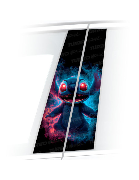Naklejka na słupek samochodowy Stitch Na Fazie | TurboWrapz.com