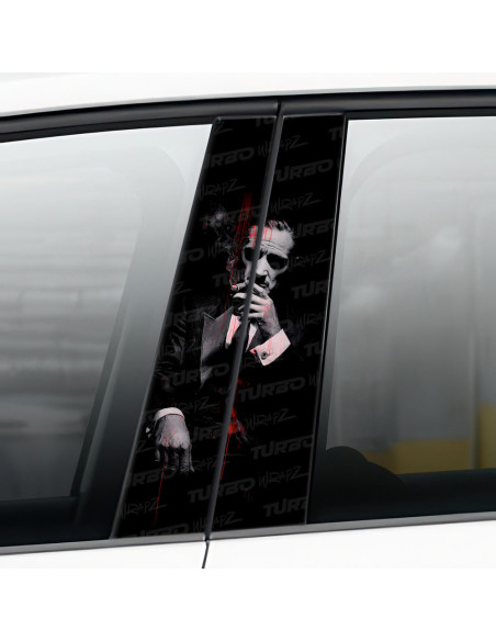 Sticker for car pillar Godfather | TurboWrapz.com