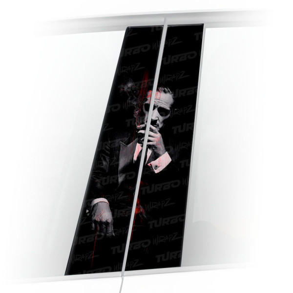 Sticker for car pillar Godfather | TurboWrapz.com