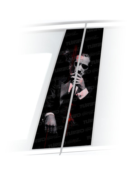 Naklejka na słupek samochodowy Godfather | TurboWrapz.com