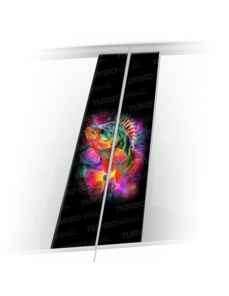 Sticker for car pillar Okoń | TurboWrapz.com