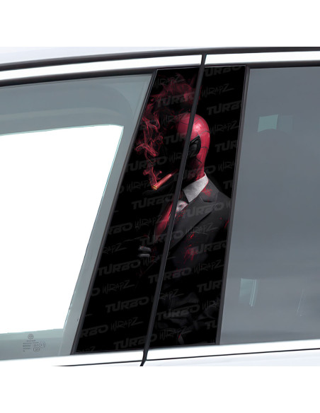 Naklejka na słupek samochodowy Spiderman Godfather | TurboWrapz.com