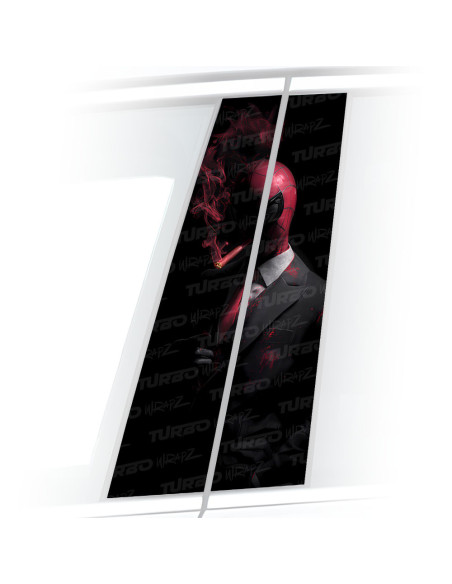 Naklejka na słupek samochodowy Spiderman Godfather | TurboWrapz.com