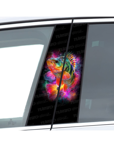 Sticker for car pillar Okoń | TurboWrapz.com