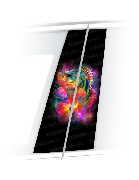 Sticker for car pillar Okoń | TurboWrapz.com