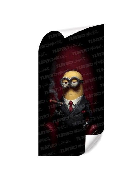 Naklejka na słupek samochodowy Minionek Godfather | TurboWrapz.com