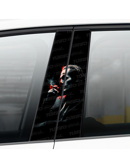 Sticker for car pillar Joker Godfather | TurboWrapz.com