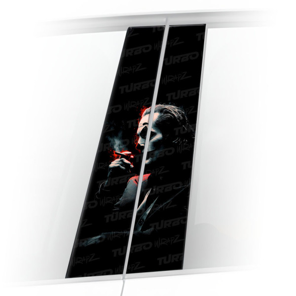 Sticker for car pillar Joker Godfather | TurboWrapz.com