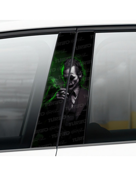 Sticker for car pillar Joker Godfather | TurboWrapz.com