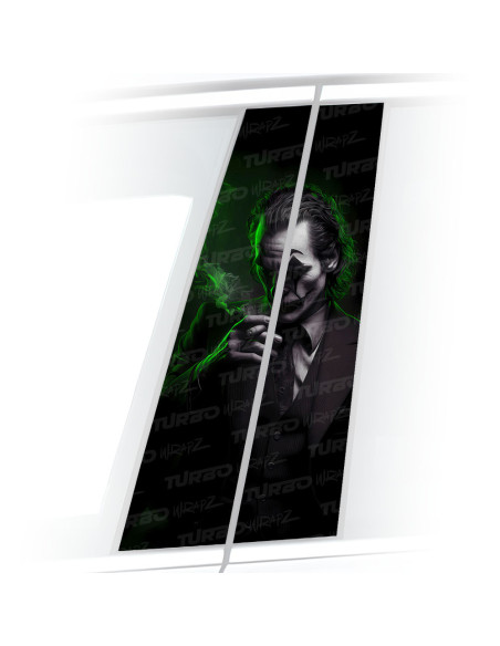 Sticker for car pillar Joker Godfather | TurboWrapz.com