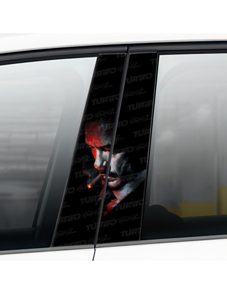 Naklejka na słupek samochodowy Tony Stark Godfather | TurboWrapz.com