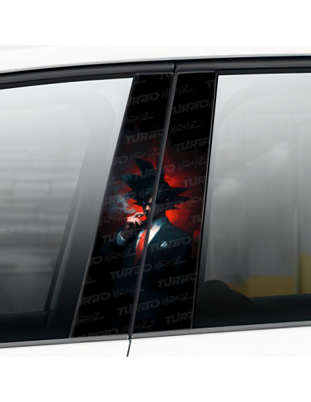 Naklejka na słupek samochodowy Goku Godfather | TurboWrapz.com