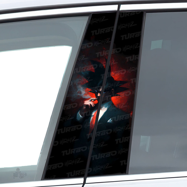 Naklejka na słupek samochodowy Goku Godfather | TurboWrapz.com