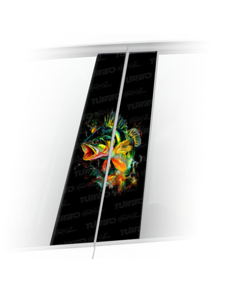 Sticker for car pillar Okoń 2 | TurboWrapz.com