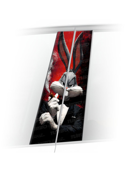 Naklejka na słupek samochodowy Królik Bugs Godfather | TurboWrapz.com