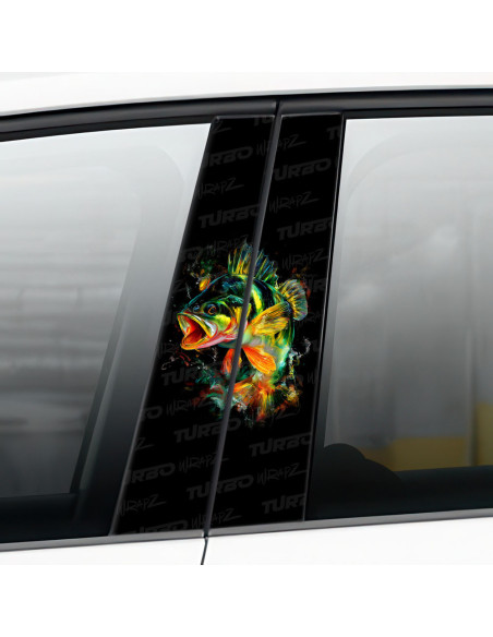 Sticker for car pillar Okoń 2 | TurboWrapz.com