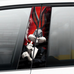 Sticker for car pillar Królik Bugs Godfather | TurboWrapz.com 2