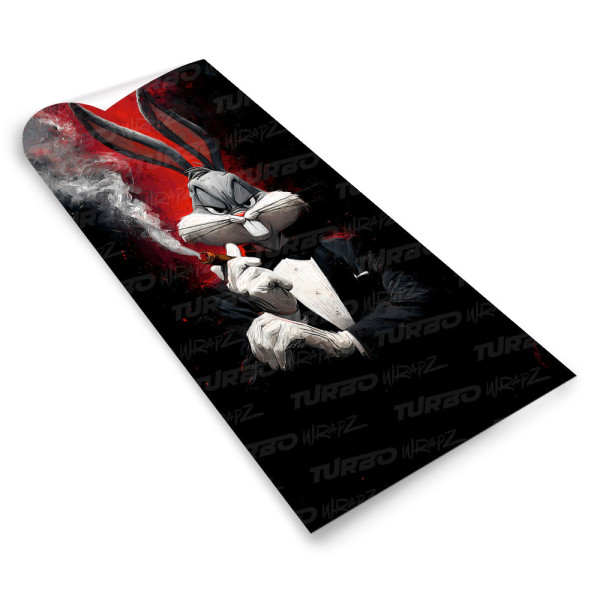 Naklejka na słupek samochodowy Królik Bugs Godfather | TurboWrapz.com