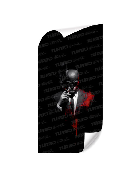 Sticker for car pillar Batman Godfather | TurboWrapz.com