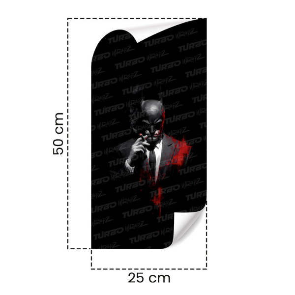 Sticker for car pillar Batman Godfather | TurboWrapz.com
