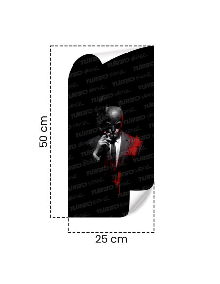 Sticker for car pillar Batman Godfather | TurboWrapz.com