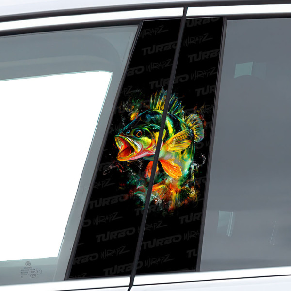 Sticker for car pillar Okoń 2 | TurboWrapz.com