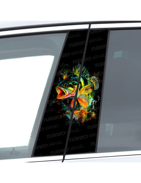 Sticker for car pillar Okoń 2 | TurboWrapz.com