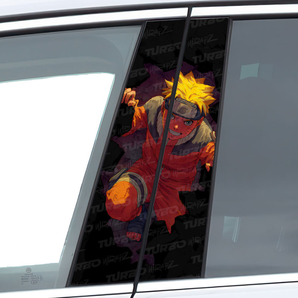 Sticker for car pillar Naruto | TurboWrapz.com