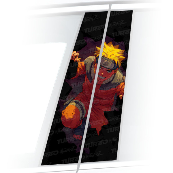 Sticker for car pillar Naruto | TurboWrapz.com