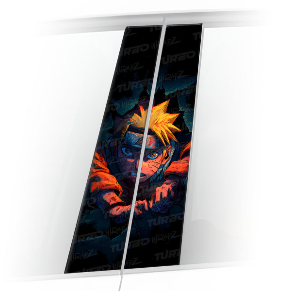 Sticker for car pillar Naruto | TurboWrapz.com
