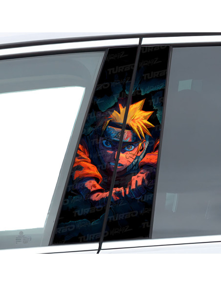 Sticker for car pillar Naruto | TurboWrapz.com