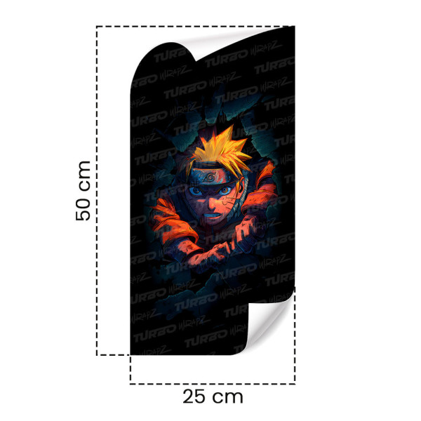 Sticker for car pillar Naruto | TurboWrapz.com