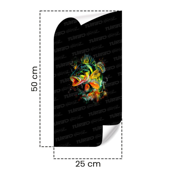 Sticker for car pillar Okoń 2 | TurboWrapz.com