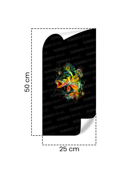 Sticker for car pillar Okoń 2 | TurboWrapz.com